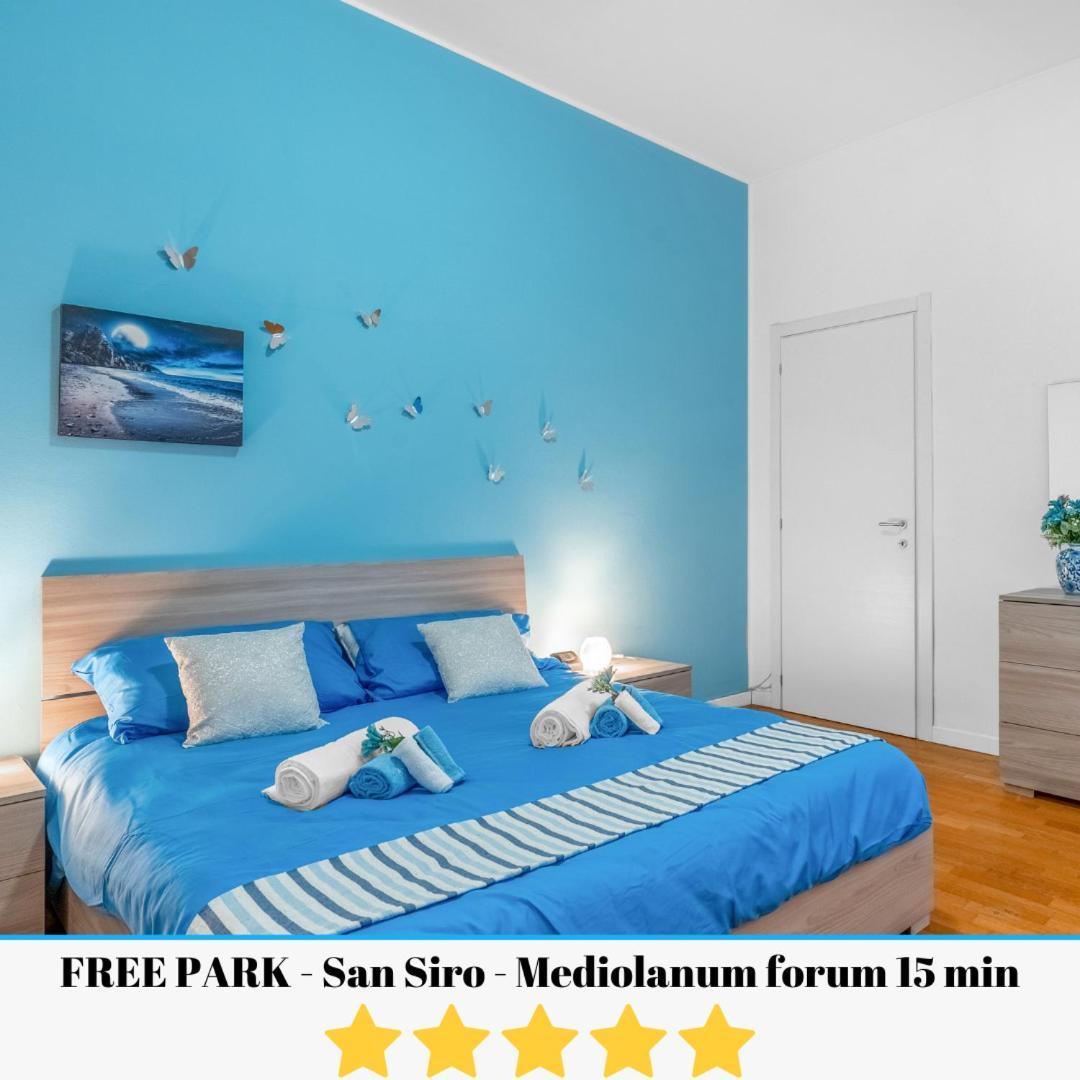 Free Park- San Siro - Mediolanum Forum 15 Min Exterior photo